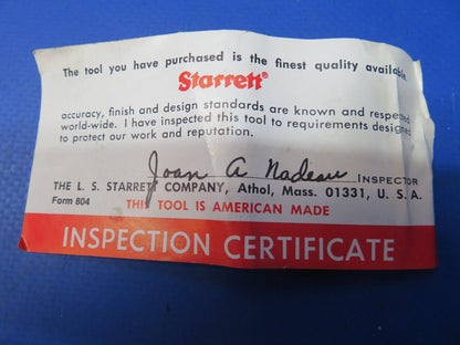 Vintage Starrett 196B Dial Test Indicator Only (1122-160)