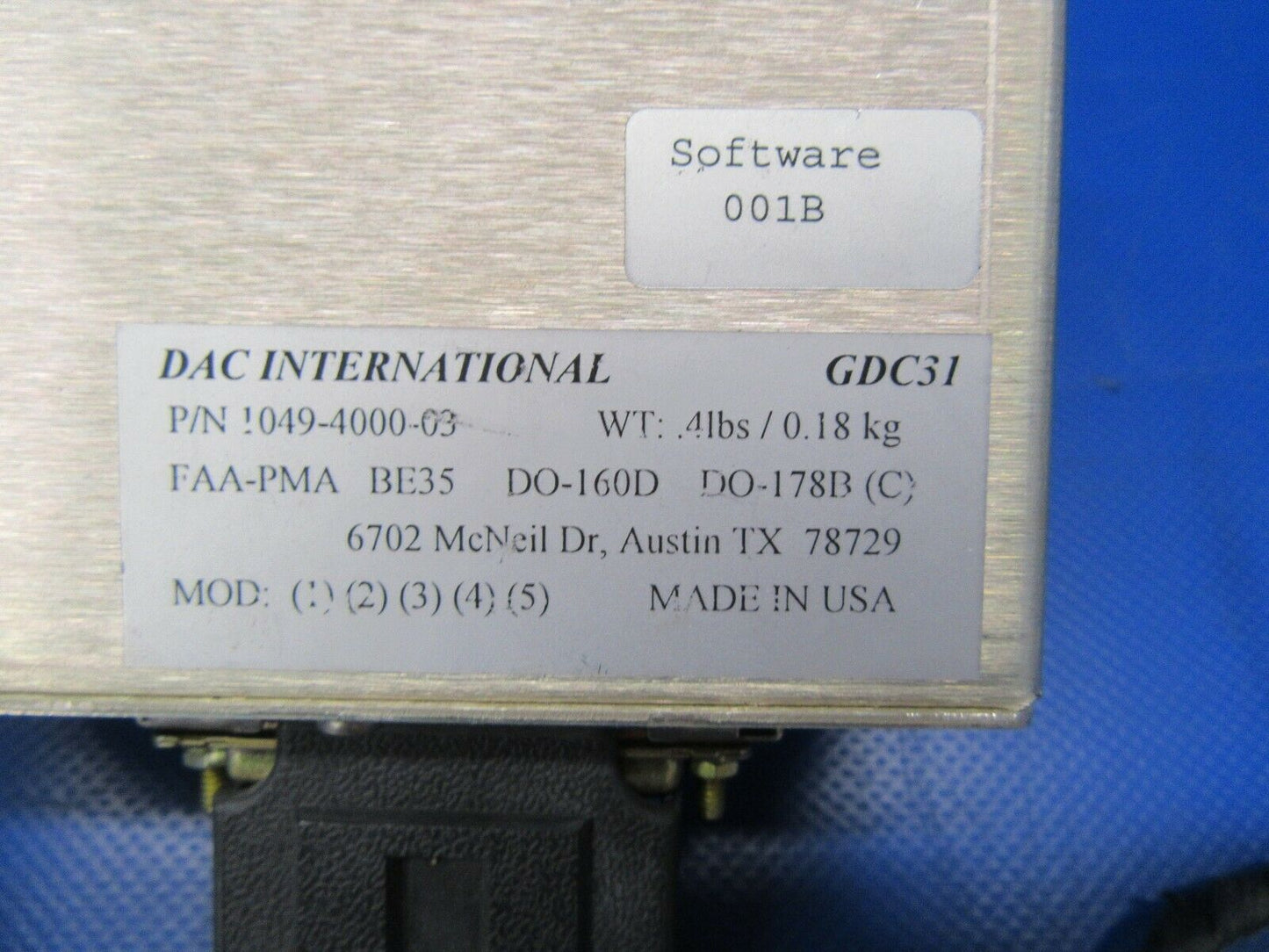 DAC International GPSS Roll Converter Computer 28V 1049-4000-03 (1019-29)