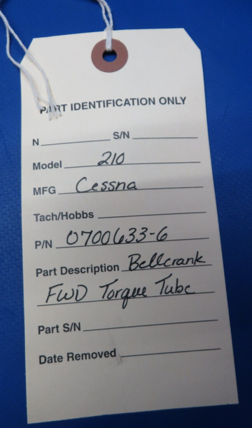 Cessna 210 Bellcrank FWD Torque Tube P/N 0700633-2 (0523-291)