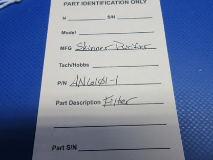 Skinner Purifier Filter P/N AN6101-1 (0224-1210)