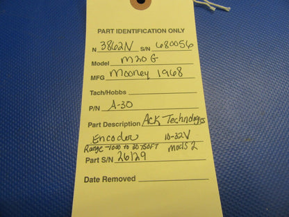 ACK Technologies Encoder 10-32V P/N A-30 (0721-384)