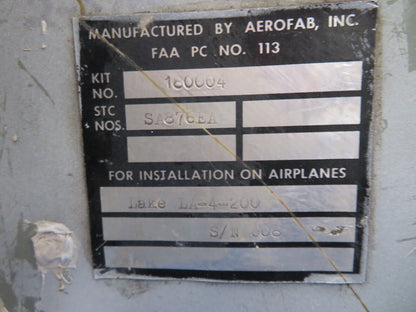 Lake LA-4-200 Aerotab Auxiliary Fuel Tank / Float RH P/N 2-3900-2 (1222-814)