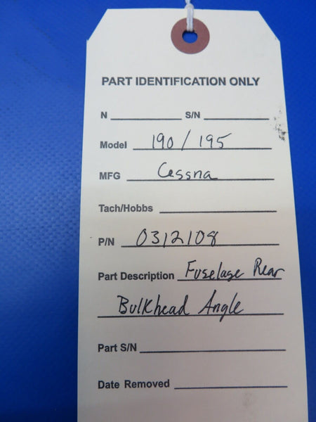 Cessna 190/195 Fuselage Rear Bulkhead Angle P/N 0312108 (1122-397)