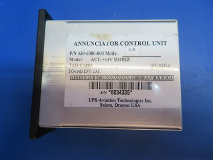 Apollo ACU Annunciator Control Unit P/N 430-6080-000 (0922-808)