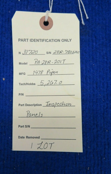 Piper PA-28R-201T Arrow Inspection Panels LOT (0222-759)