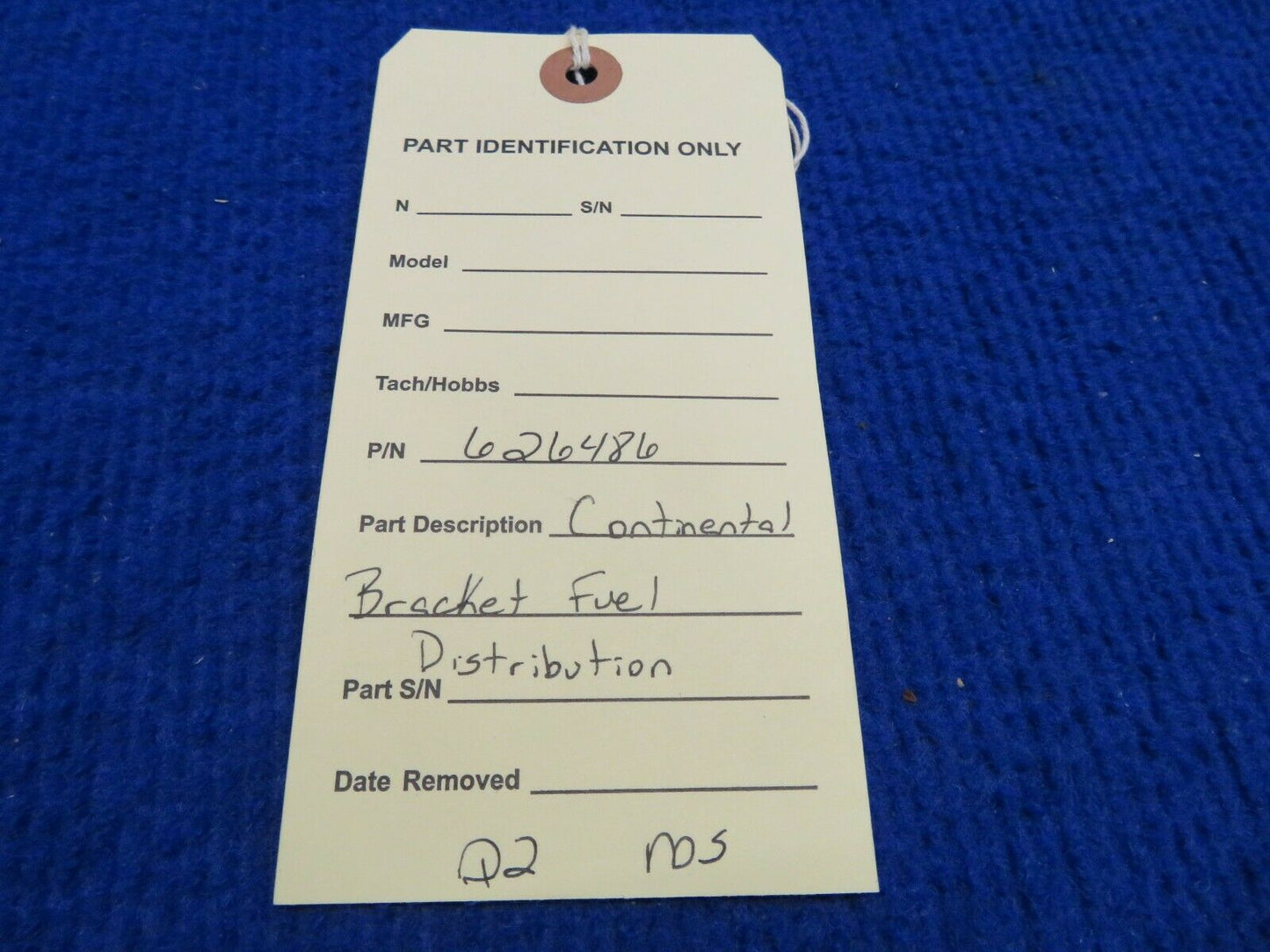 Continental Bracket Fuel Distribution P/N 626486 NOS (0322-520)