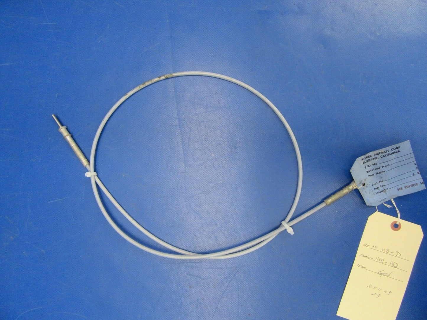 Hawker Beech Flex Cable P/N 802701 (1118-182)
