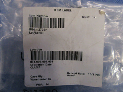 Cessna Induction Clamps P/N U84-270SH NOS (0519-131)