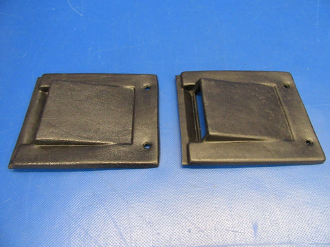 Beech Bonanza A36 Escutcheon Seat Belt Black 58-530140-1 LOT OF 2 (0719-106)