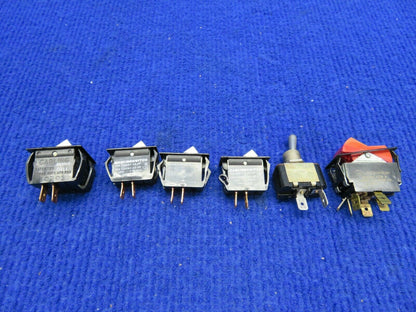 Cessna 172 / 172M Switches LOT P/N TA201-TW-B, 11TS95-2, S-1994-1-1 (0122-545)