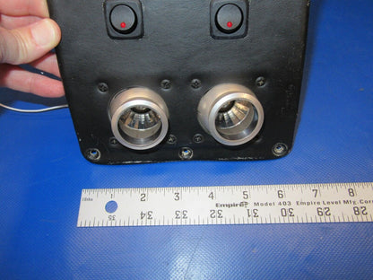 Beech D55 Baron Overhead Panel w Lights, Air Vents P/N 96-550013-608 (0717-21)