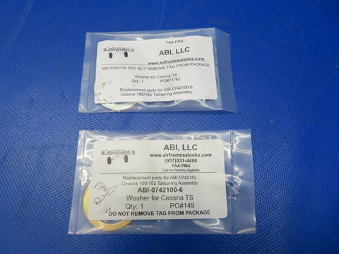 Cessna 180/185 Washer Tail Spring P/N 0742152, 0742100-6 LOT OF 2 New (0721-772)