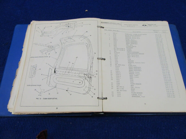 1962 Mooney 20B & 20C Spare Parts Manual (1221-336)