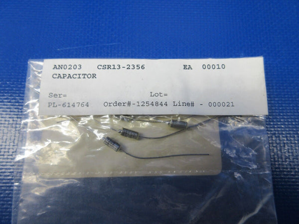 Cessna Capacitor P/N CSR13-2356 LOT OF 10 NOS (1223-681)