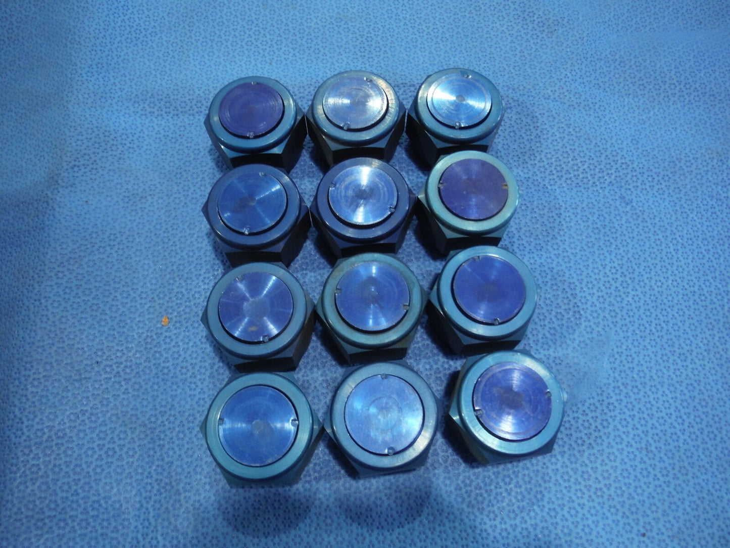 Aluminum Cap-Tube  Lot of 12   P/N AN929-16  (615-118)