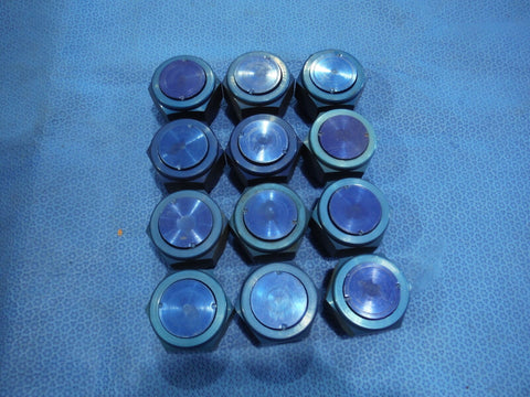 Aluminum Cap-Tube  Lot of 12   P/N AN929-16  (615-118)