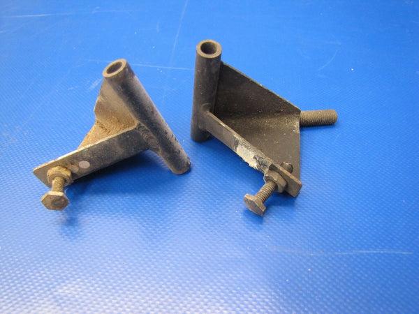 Piper Cherokee Hinge Halves - Nose Gear P/N 38076-04 & -05 ONE PAIR (0417-163)