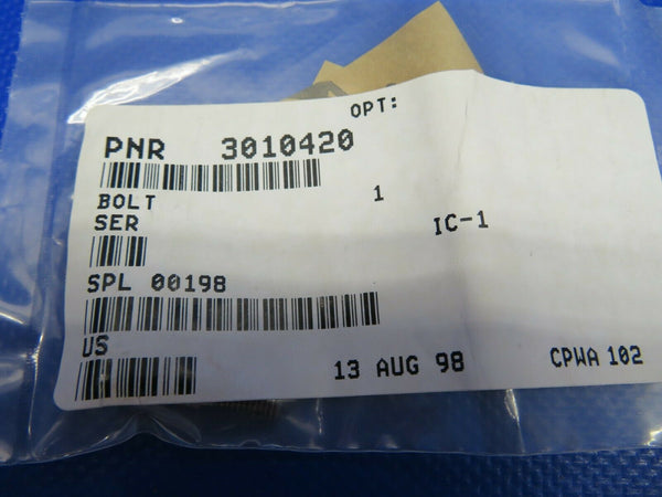 Pratt & Whitney Bolt Shoulder Hex P/N 3010420 NOS (1120-367)