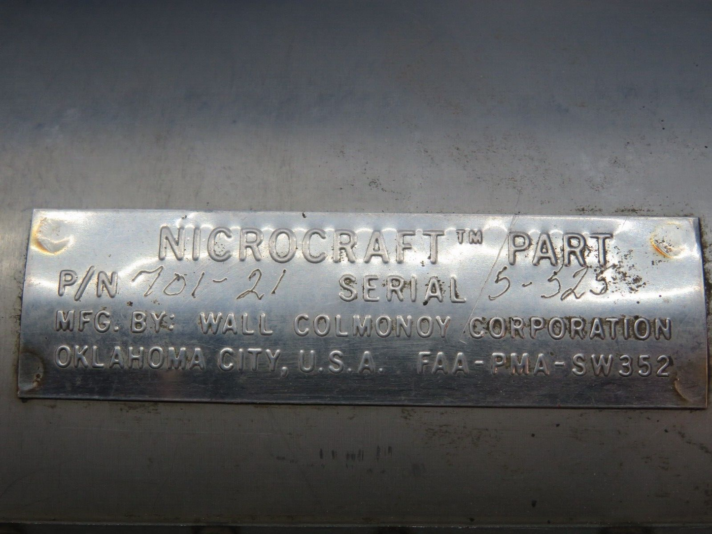 Beech Bonanza Nicrocraft Heater Muffler Shroud P/N 701-21 (0124-1153)