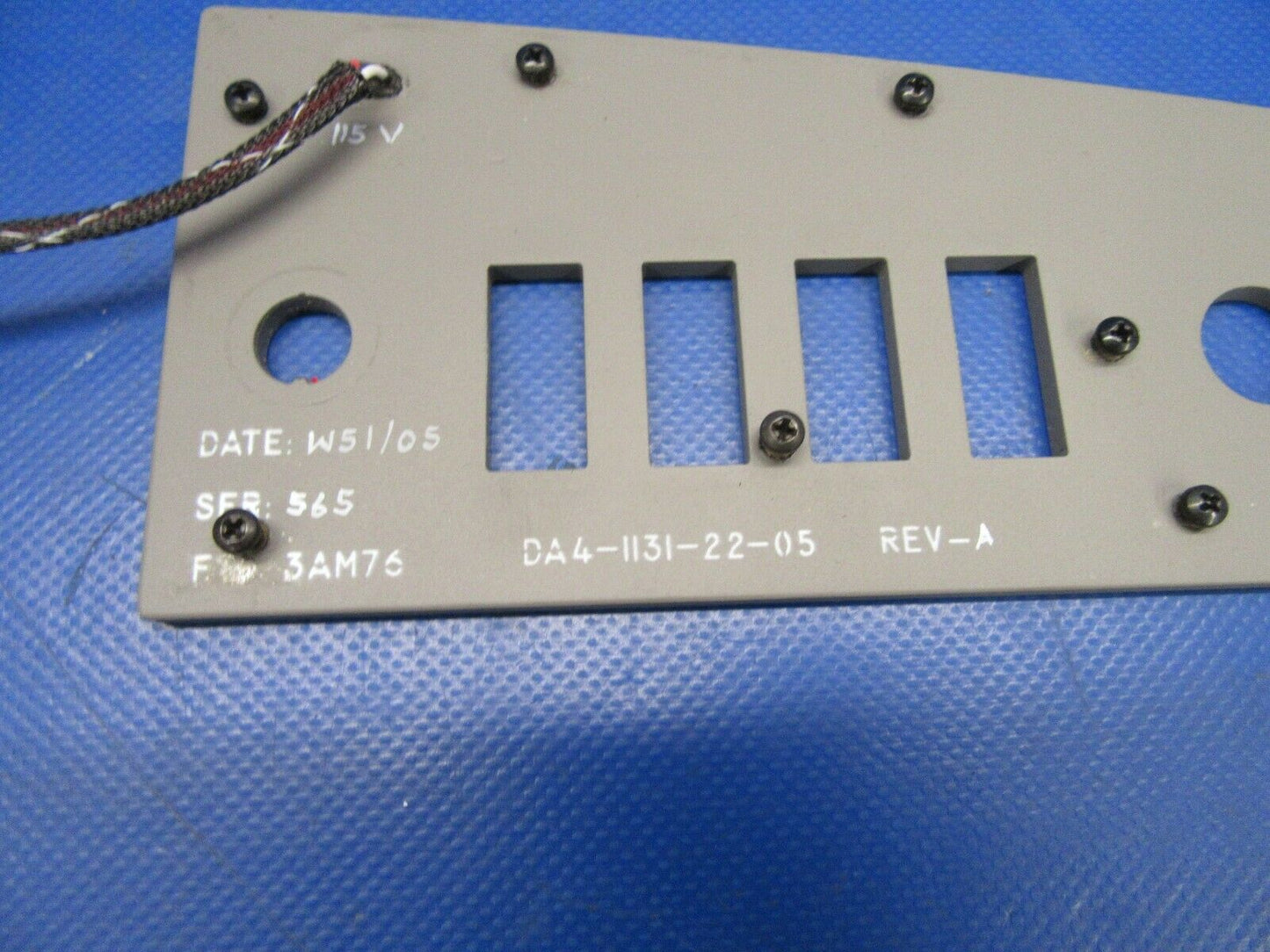 Diamond DA40-180 Dash Facia Switch & Lighting P/N DA4-1131-22-05 (0319-169)