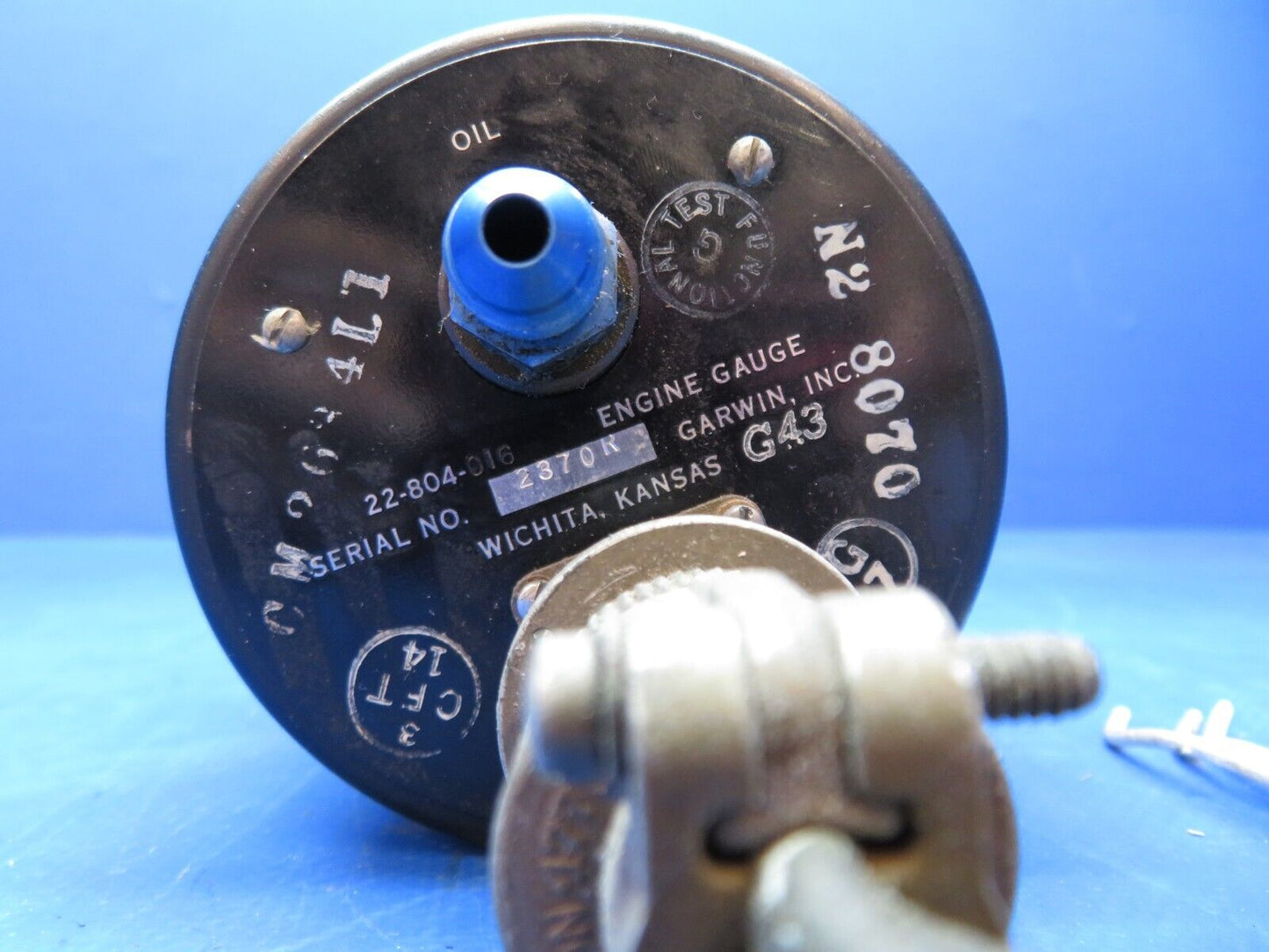 Cessna 310 Garwin 3 - in - 1 Engine Gauge P/N 22-804-016 w/ Warranty (0823-322)