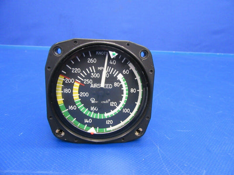 Beech A36 United Instruments Airspeed Indicator P/N 8030-B293 (0619-167)