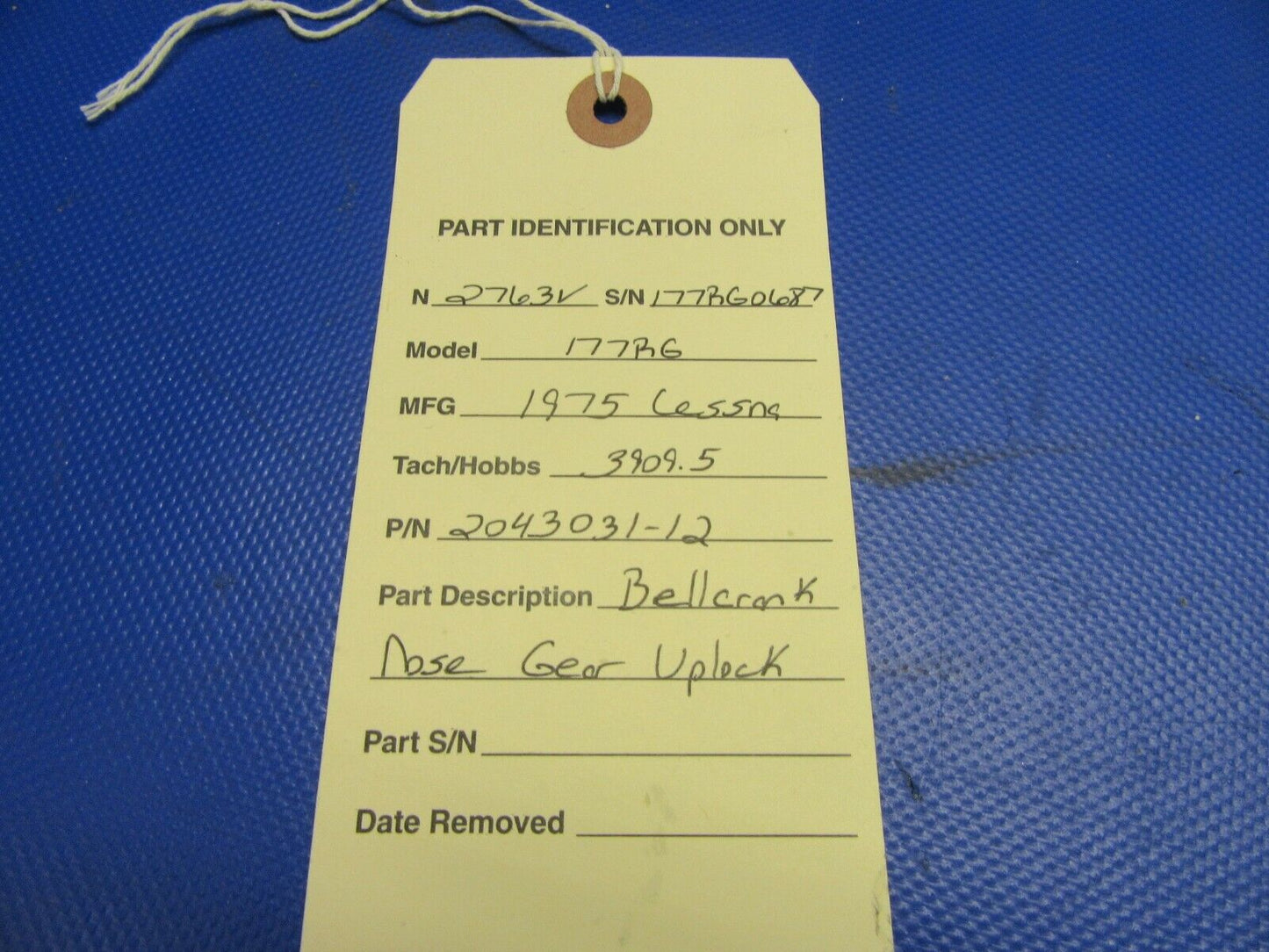 Cessna 177RG Bell Crank Nose Gear Uplock P/N 2043031-11  (0621-383)