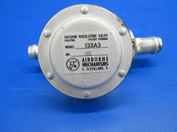 Beech Debonair Airborne Vacuum Regulating Valve P/N 133A3 (0220-324)