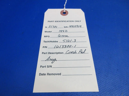 Cessna 188 / 188B AGpickup Crash Pad Assy P/N 1613300-1 (0523-512)