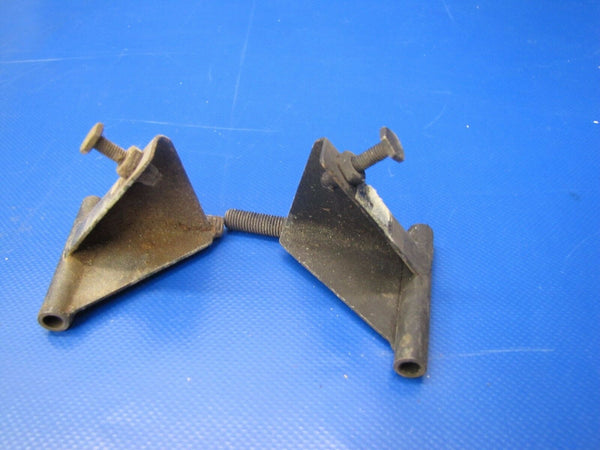 Piper Cherokee Hinge Halves - Nose Gear P/N 38076-04 & -05 ONE PAIR (0417-163)