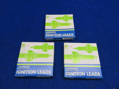 Airborne Ignition Lead LOT OF 3 P/N 100-27 NOS (0122-541)