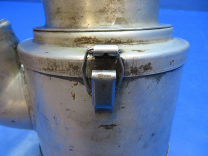 Cessna 401 / 401A LH Air Induction Canister Assy w/ Cap PN 0850344-57 (0124-119)