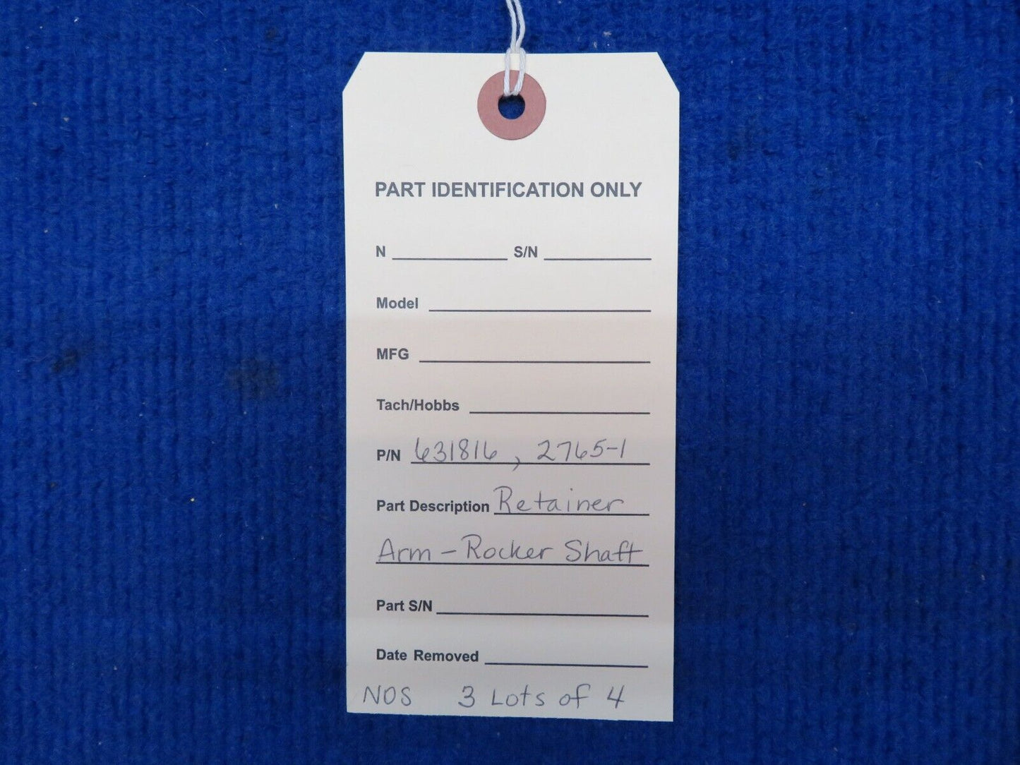 Retainer Arm - Rocker Shaft P/N 631816 LOT OF 4 NOS (0722-744)