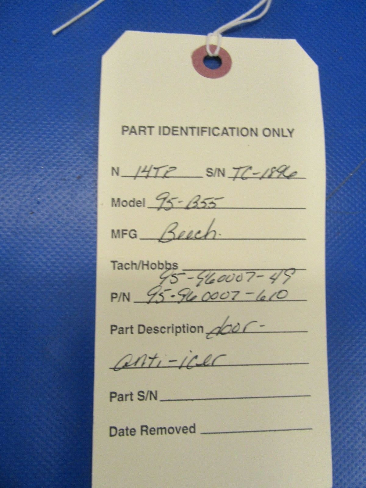 Beech Baron 95-B55 Door Anti-Icer P/N 95-960007-610, 95-960007-49 (1118-49)