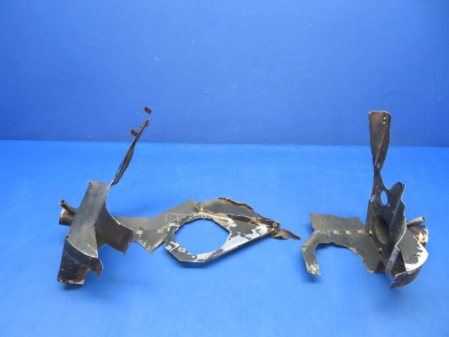 Piper PA-28-140 LH & RH Rear Engine Baffle P/N 66722-00 FOR PARTS (1123-264)