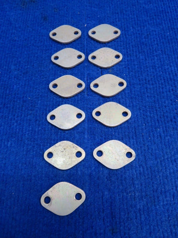 Lycoming Rocker Shaft Cover Plate P/N 72710 LOT OF 11 NOS (0722-51)