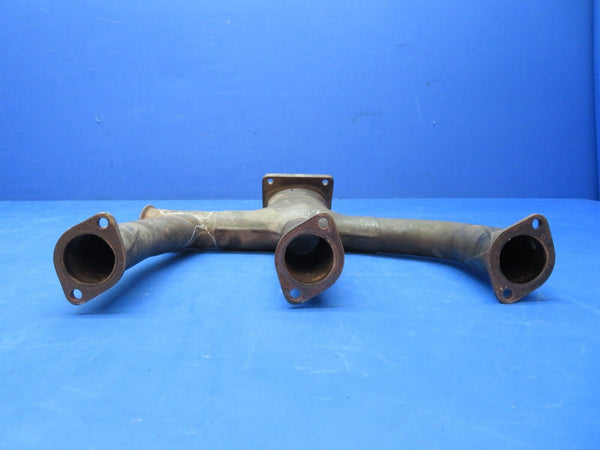 Cessna 182 Turbo LH Exhaust Collector Lycoming PN 2254012-2 FOR PARTS (1023-243)