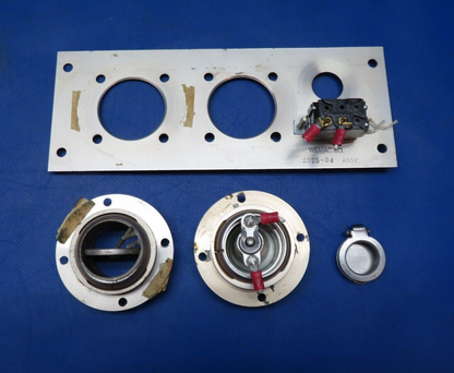 Cessna 401 Wemac Overhead Panel P/N 2375-24 (0523-222)