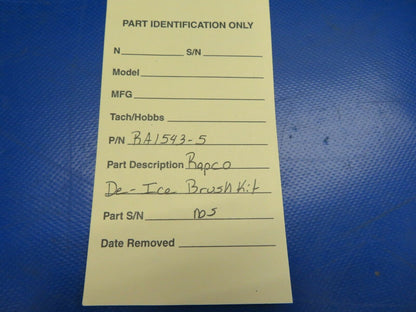 Rapco De-Ice Brush Kit P/N RA1543-5 NOS (0720-873)