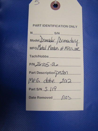Metal Masters PZL-Kalisz Dromader Piston P/N 26-105-06 NOS (0417-206)