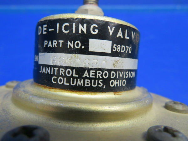 Janitrol De-Icing Valve P/N 58D70 (0720-764)