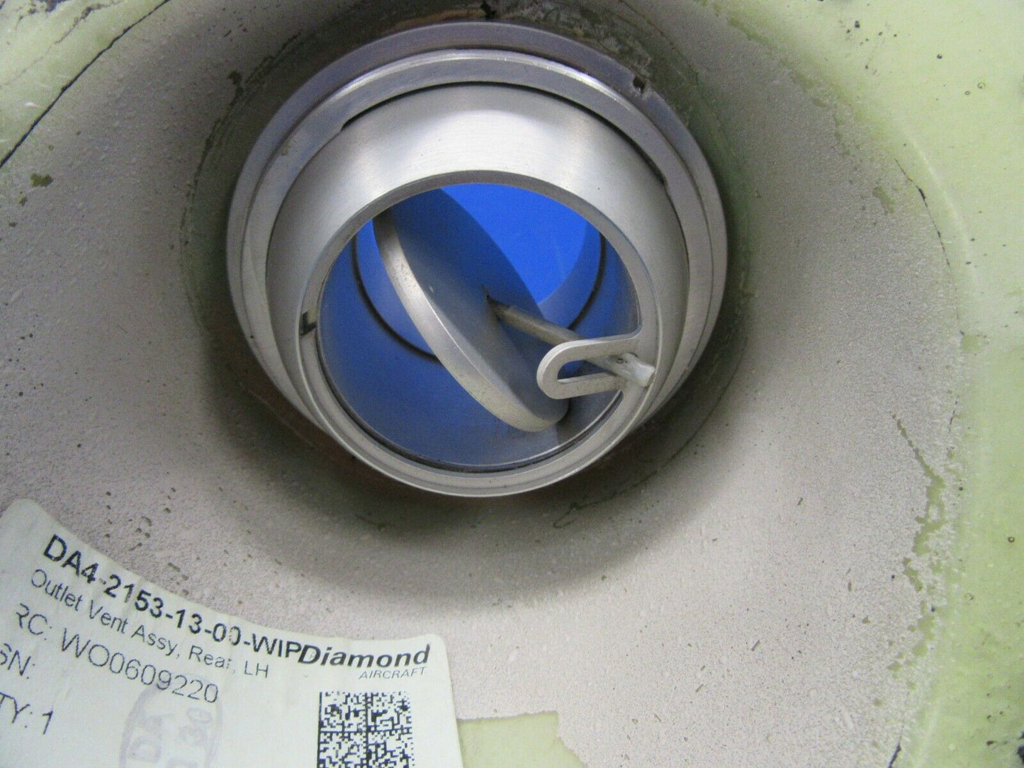 Diamond DA40 Wemac Vent & Outlet Rear LH DA4-2153-13-00 & AV576505-2 (0219-431)