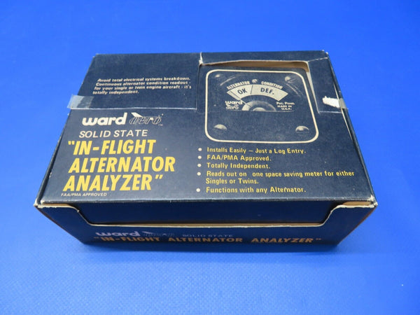 Ward Aero In-Flight Alternator Analyzer Single Engine P/N 674 (1122-304)