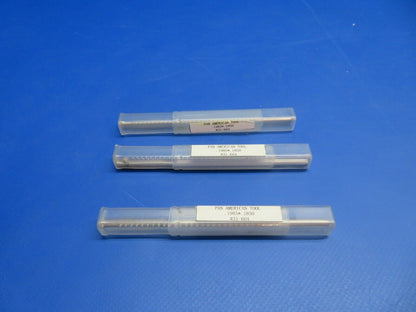 .1985 X .1850 HSS Piloted Chucking Reamer P/N 31-604 LOT OF 3 NOS (1022-523)