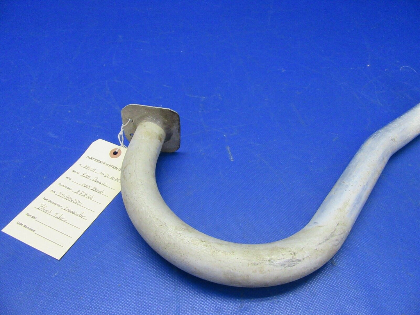 1955 Beech F35 Cabin Heat Overboard Tube (1021-404)