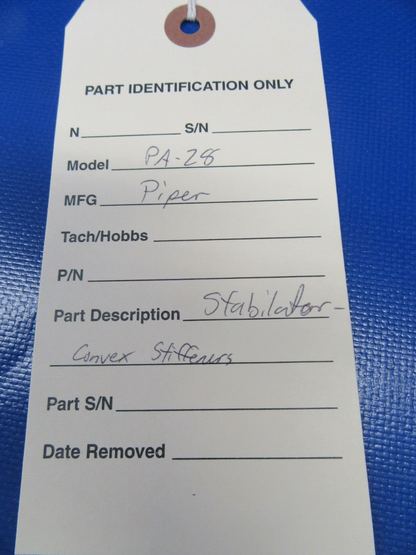 Early Piper PA-28 Stabilator w/ Convex Stiffeners P/N 63560-00 (0623-04)