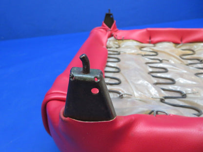 Cessna 120 Seat Assy Red Vinyl P/N 0413185, 0413185-1, 0411736 (0423-40)