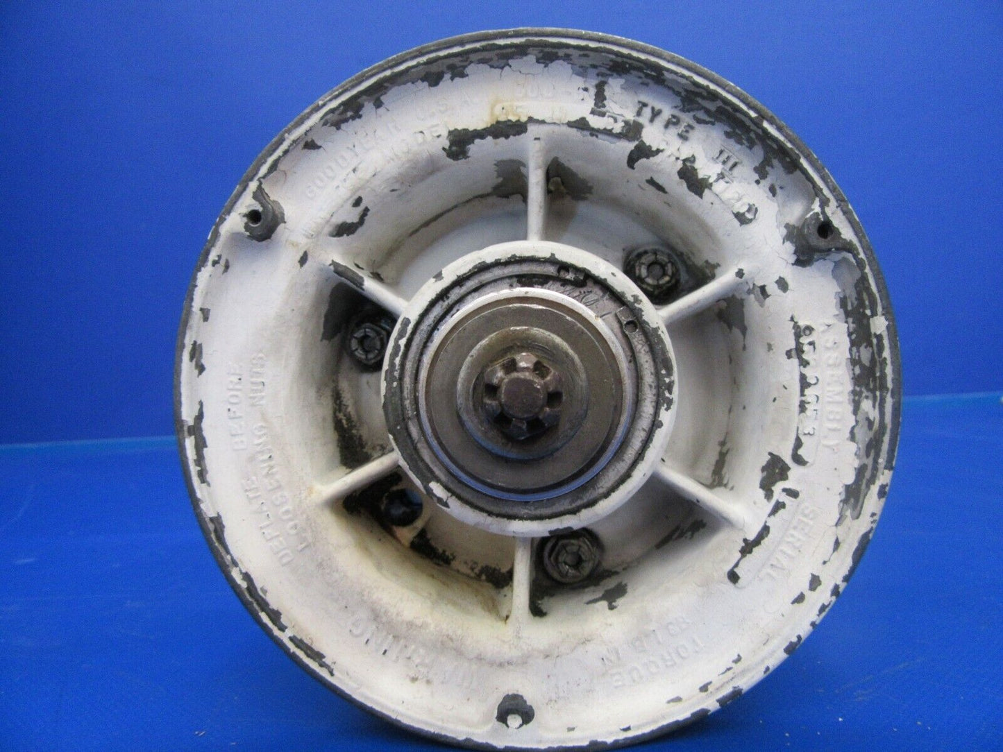 Cessna 182 Goodyear 5.00 X 5 Nose Wheel, Axle & Axle Spacer 9520653 (0719-280)