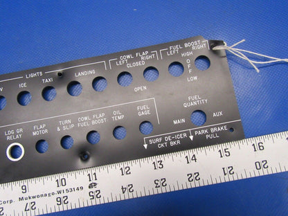 Beech D55 Baron Circuit Breaker Panel P/N 96-324127-3 (0717-11)
