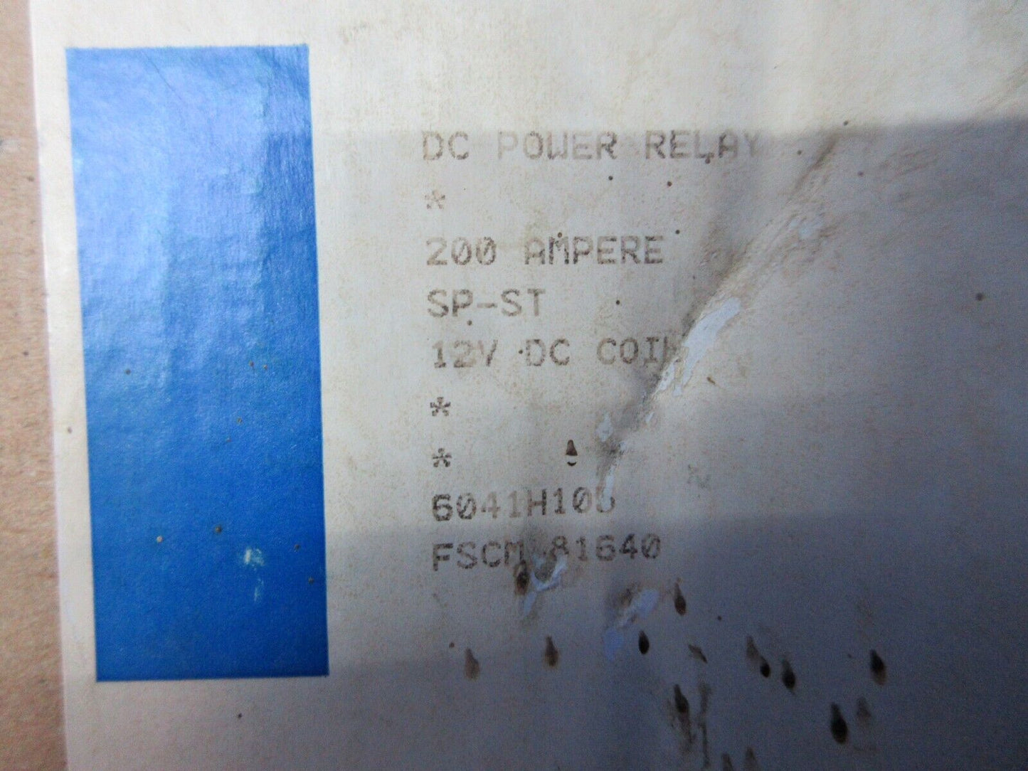 Piper Cutler Hammer Relay 12v P/N 6041H105A  (0124-1514)